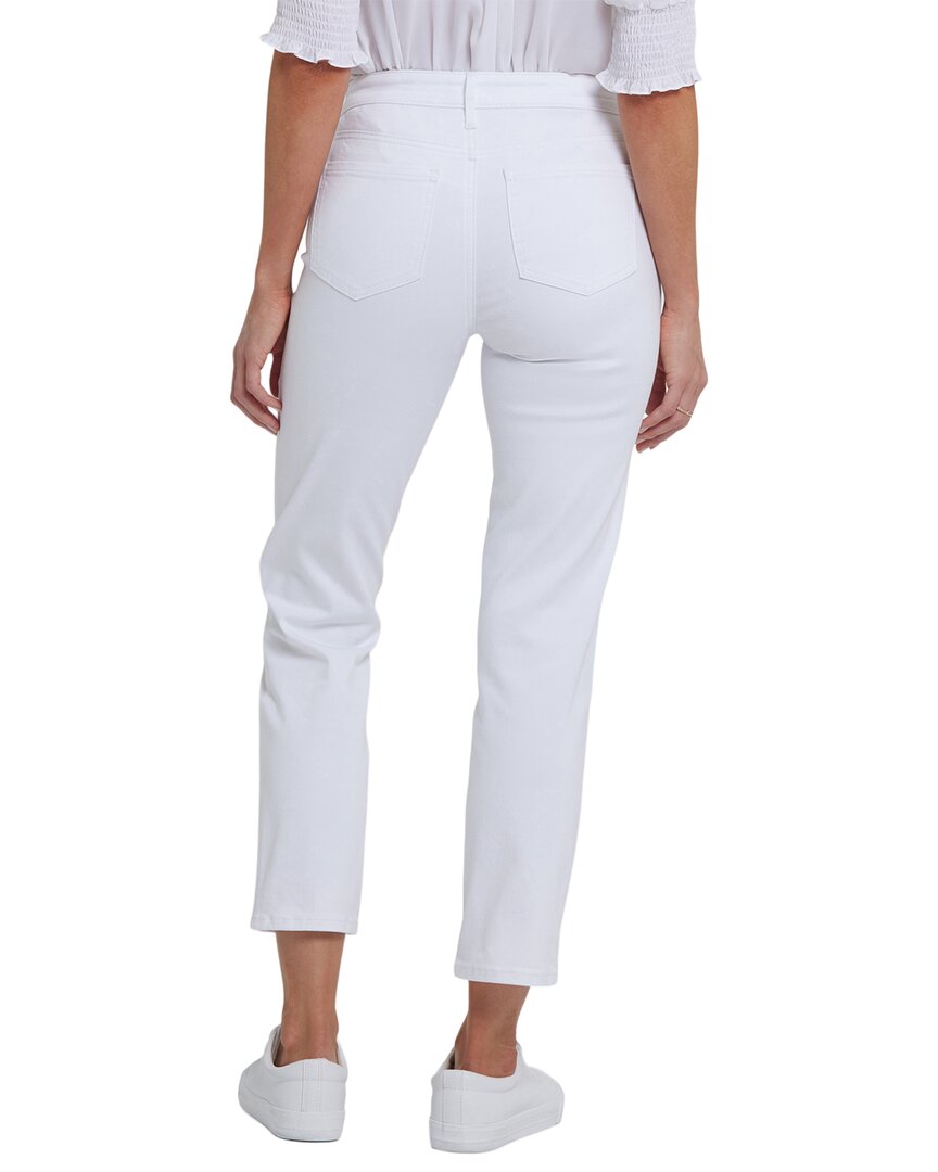 Nydj Sheri Optic White Ankle Crop Jean