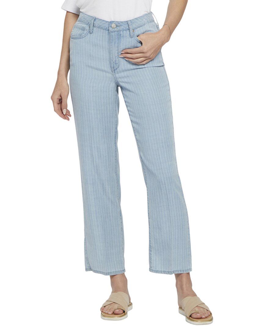 Nydj Relaxed Summerville Stripes Straight Leg Jean