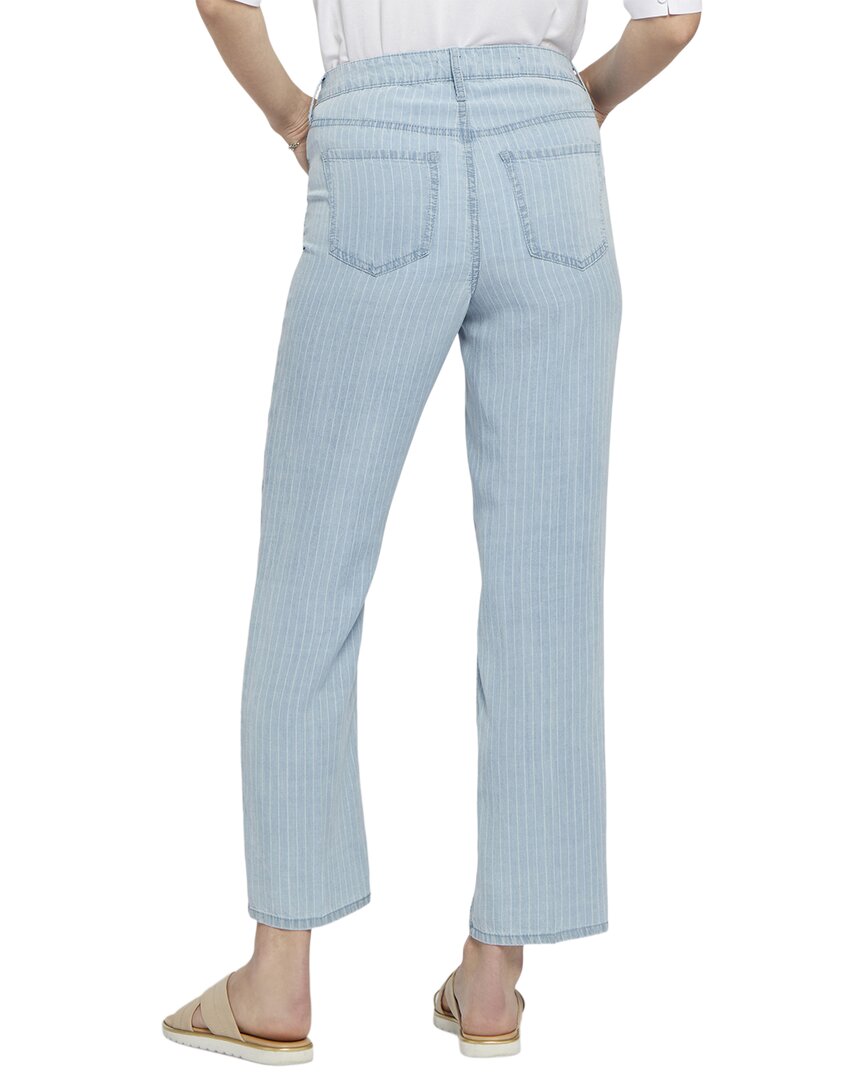 Nydj Relaxed Summerville Stripes Straight Leg Jean