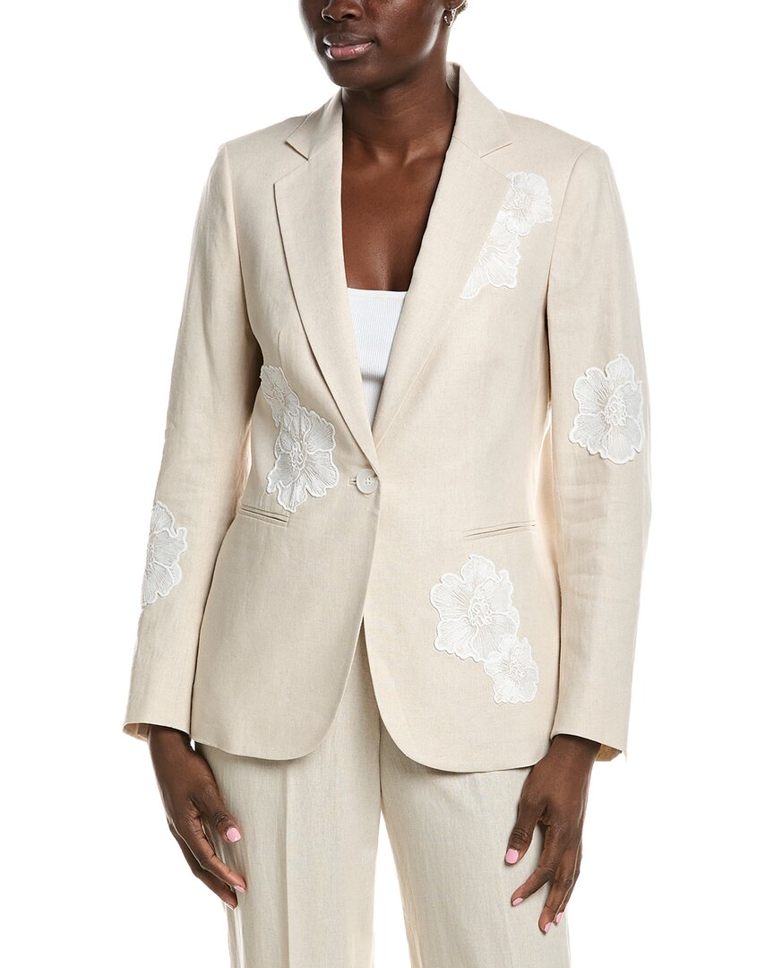 Anne Klein Linen-Blend Jacket