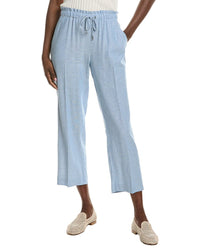Anne Klein Drawstring Wide Leg Crop Pant