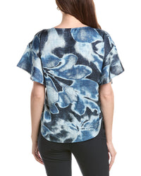 Anne Klein Anne Klein Flutter Sleeve Blouse