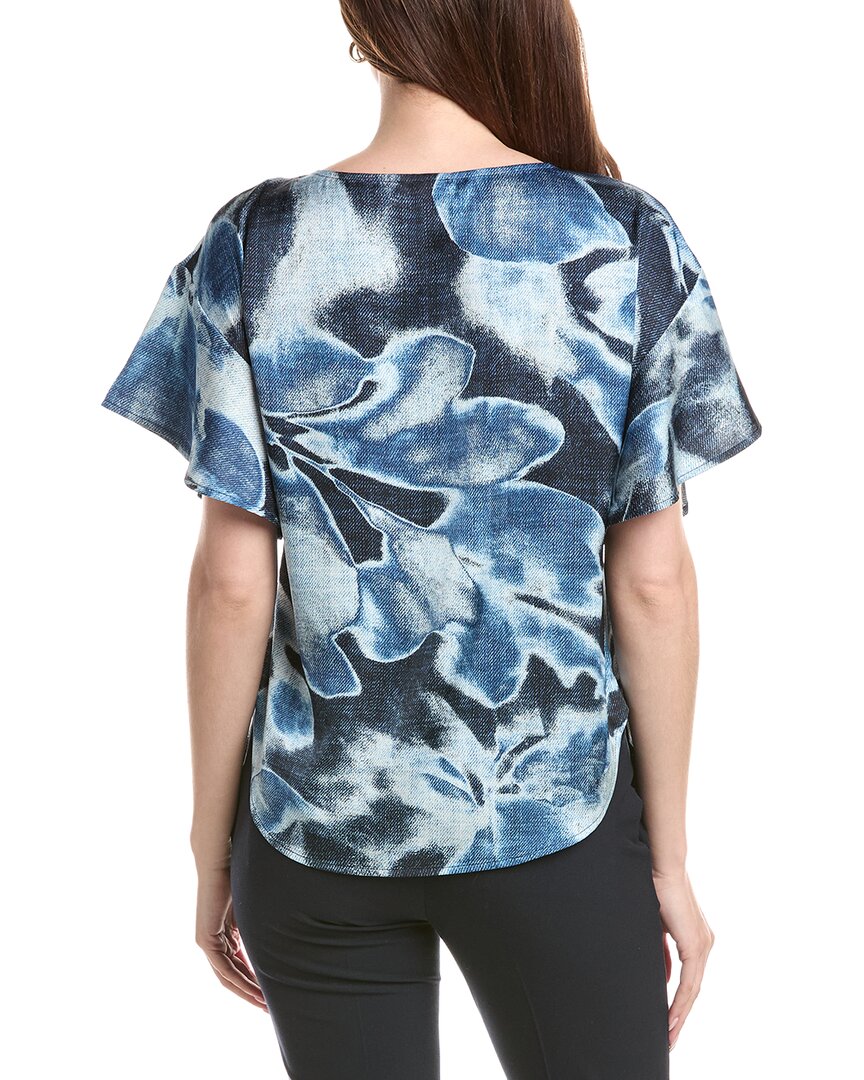 Anne Klein Anne Klein Flutter Sleeve Blouse