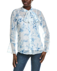 Anne Klein Printed Blouse