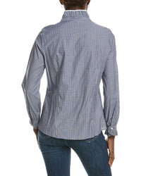 Anne Klein Ruffle Button Down Shirt