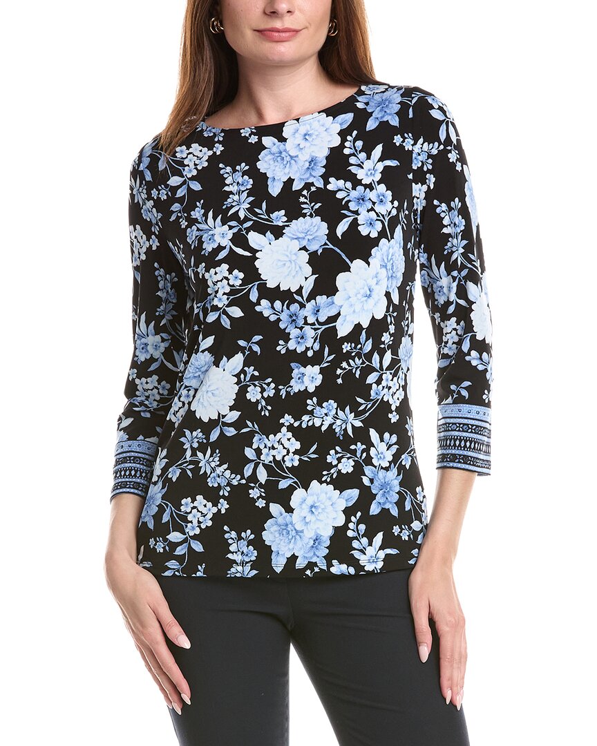 Anne Klein Anne Klein Banded Boatneck Top