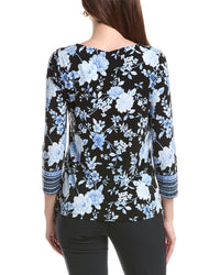 Anne Klein Anne Klein Banded Boatneck Top