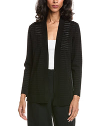 Anne Klein Sheer Stripe Cardigan