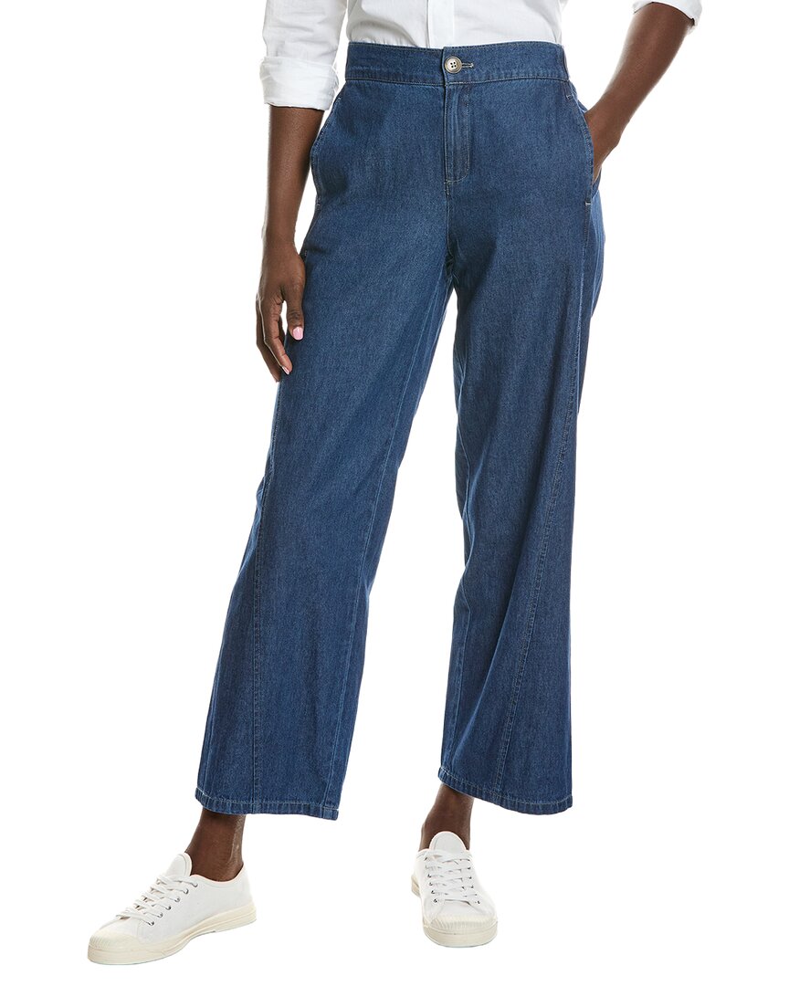 Anne Klein Chambray Wide Leg Pant