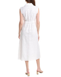 Anne Klein Anne Klein Bodice Pleated Shirtdress