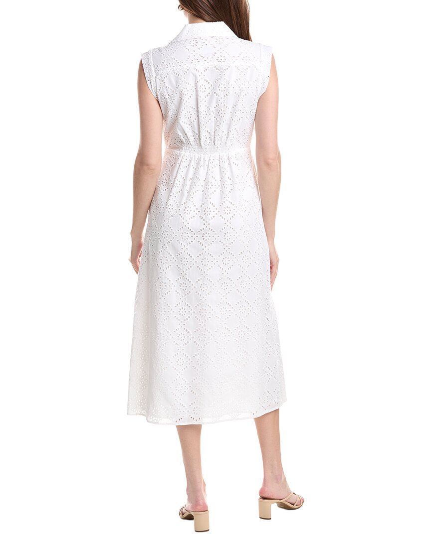 Anne Klein Anne Klein Bodice Pleated Shirtdress