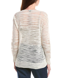 Lafayette 148 New York Dropped Shoulder Bateau Neck Sweater