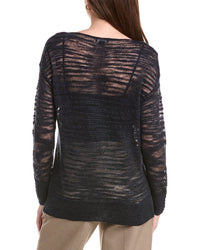 Lafayette 148 New York Dropped Shoulder Bateau Neck Sweater