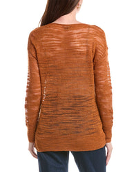 Lafayette 148 New York Dropped Shoulder Bateau Neck Sweater