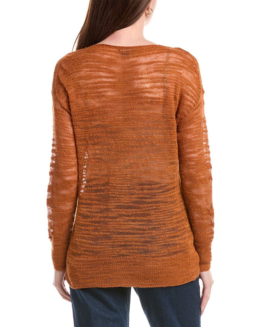 Lafayette 148 New York Dropped Shoulder Bateau Neck Sweater