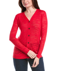 Lafayette 148 New York Button Front Cardigan
