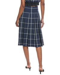 Simkhai Coryn Pleated Midi Skirt