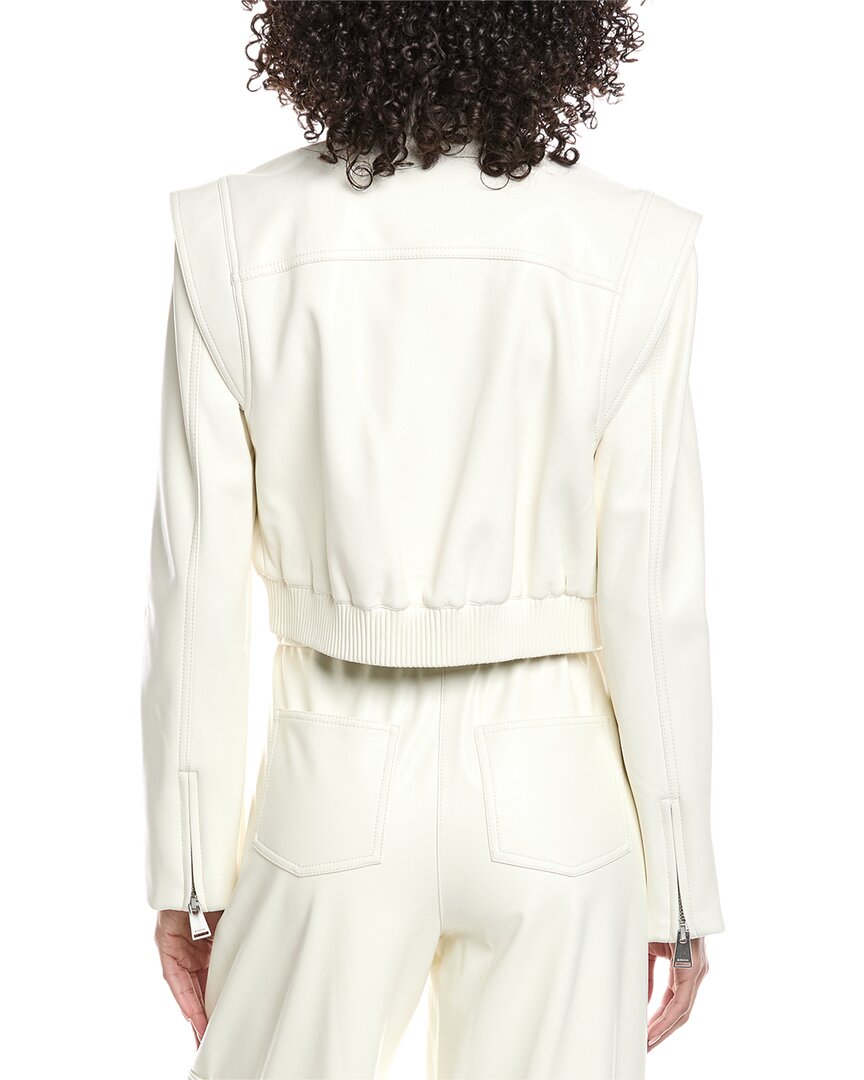 Simkhai Doreen Vegan Leather Bomber Jacket