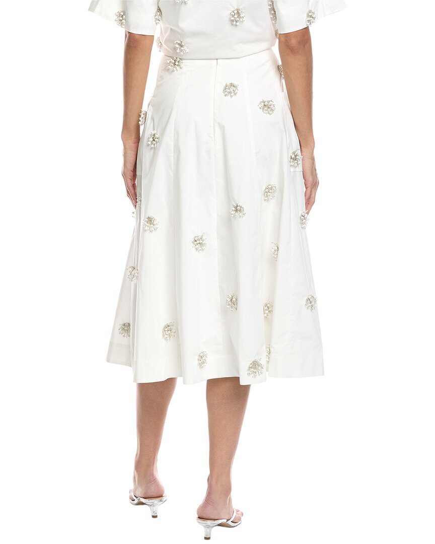Simkhai Novanna Pleated Midi Skirt