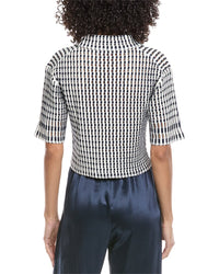 Simkhai Adley Cropped Polo Top