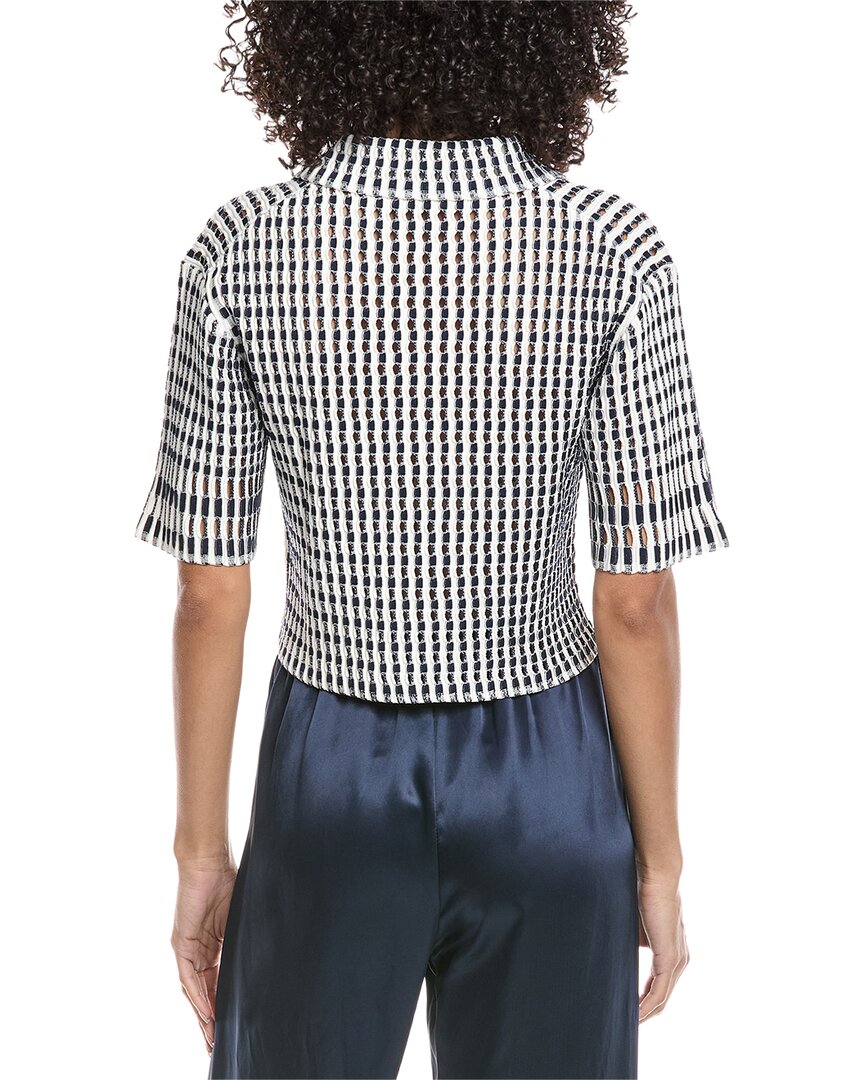 Simkhai Adley Cropped Polo Top