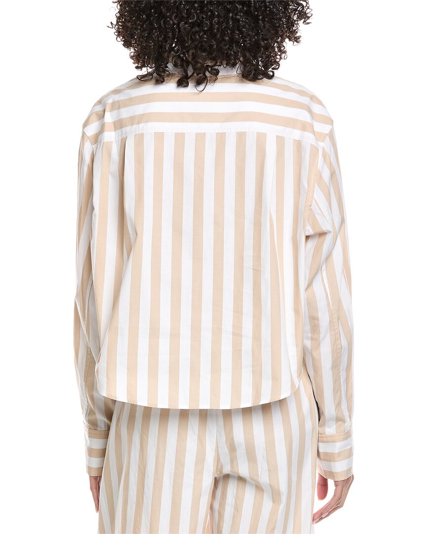 Simkhai Renata Cropped Button Down Shirt