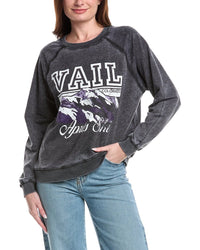 Prince Peter Vail Apres Ski Oversized Burnout Sweatshirt
