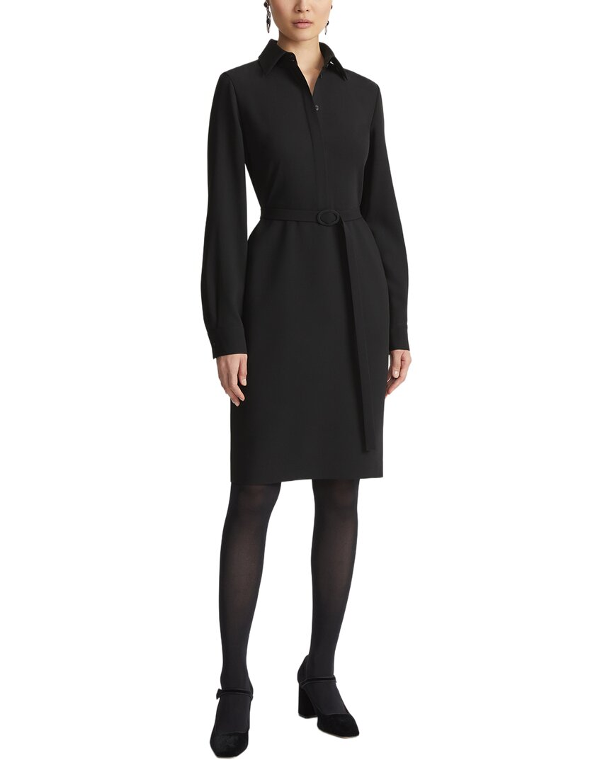 Lafayette 148 New York Collared Wool & Silk-Blend Sheath Dress