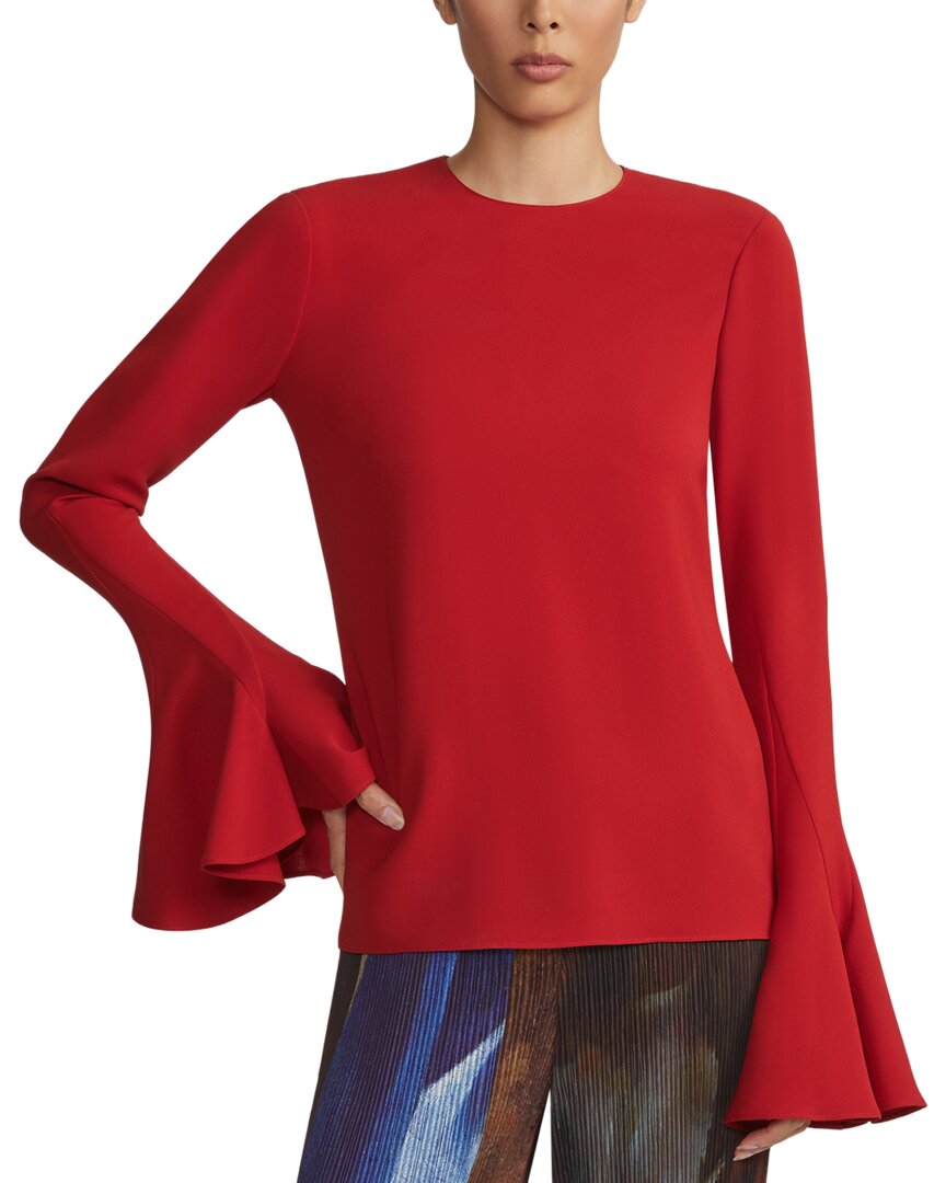 Lafayette 148 New York Godet Sleeve Blouse