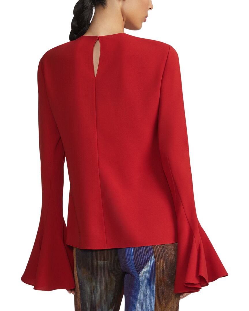 Lafayette 148 New York Godet Sleeve Blouse