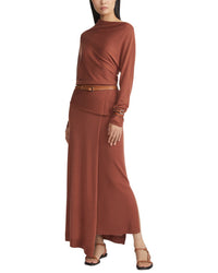 Lafayette 148 New York Lafayette 148 New York Knit Pull On Wool Wrap Skirt