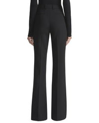 Lafayette 148 New York Lafayette 148 New York Waldorf Belt Loop Wool-Blend Flare Pant