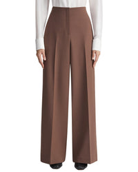 Lafayette 148 New York Thames Wide Leg Wool-Blend Pant
