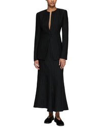 Lafayette 148 New York Cutaway Tailored Silk-Blend Jacket