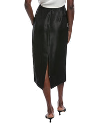 Lafayette 148 New York Silk Maxi Pencil Skirt