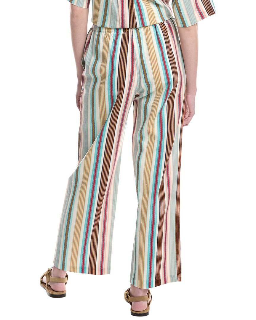 Electric & Rose Sail Crop Linen-Blend Pant