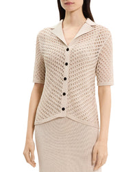 Theory Knit Camp Shirt