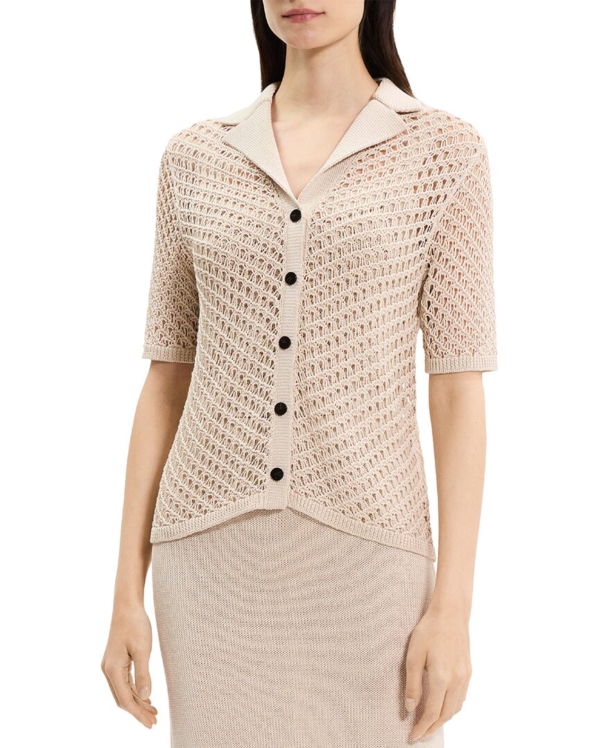 Theory Knit Camp Shirt