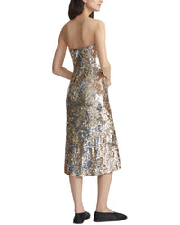 Lafayette 148 New York Strapless Midi Dress