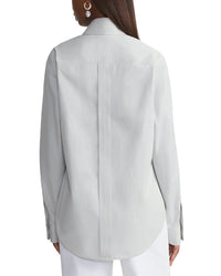 Lafayette 148 New York High Collar Pocket Shirt