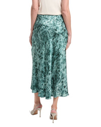 Lafayette 148 New York Bias Cut Flared Silk-Blend Maxi Skirt