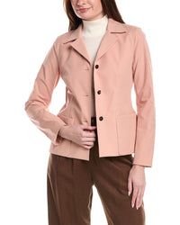 Lafayette 148 New York Patch Pocket Fitted Blazer