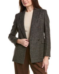 Brunello Cucinelli Brunello Cucinelli Wool & Linen-Blend Blazer