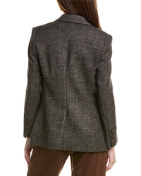Brunello Cucinelli Brunello Cucinelli Wool & Linen-Blend Blazer