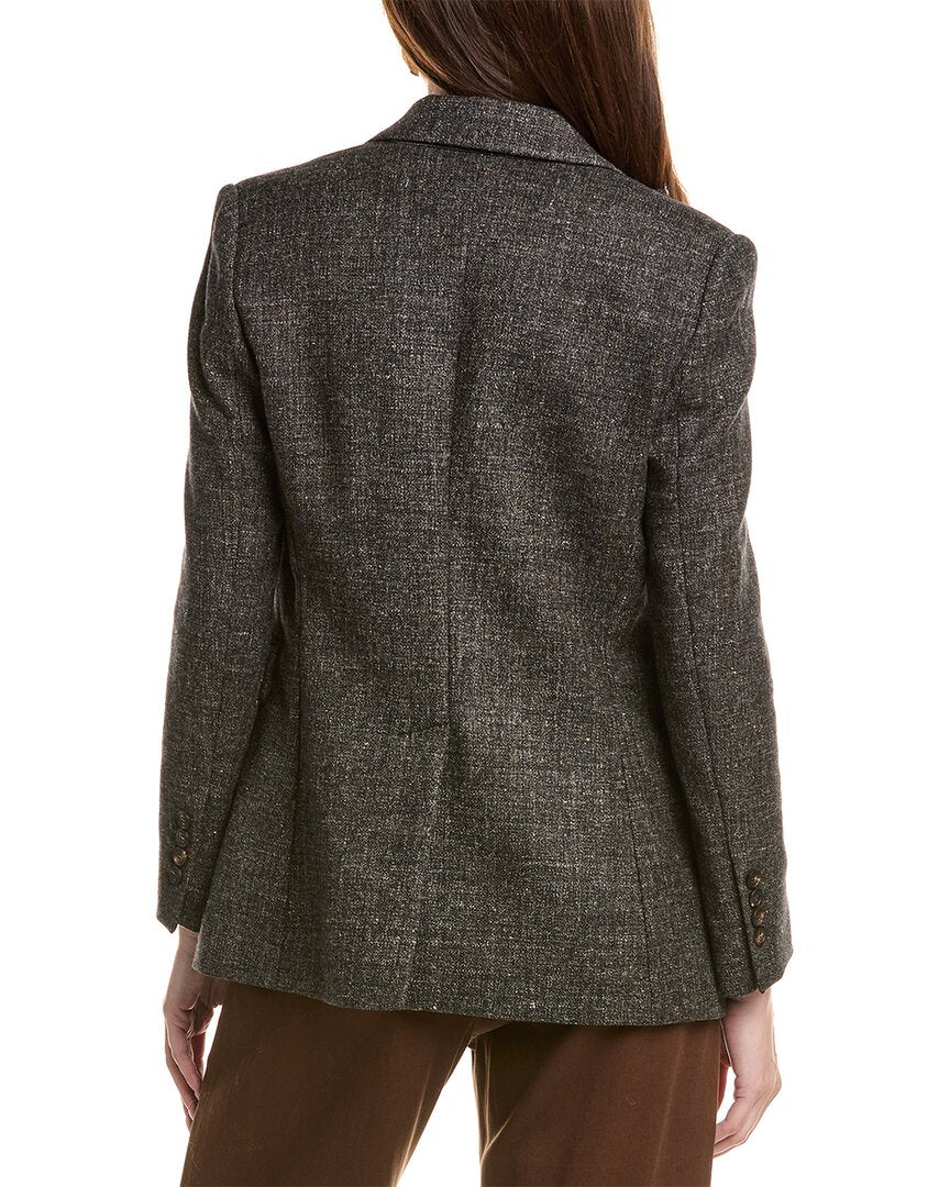Brunello Cucinelli Brunello Cucinelli Wool & Linen-Blend Blazer