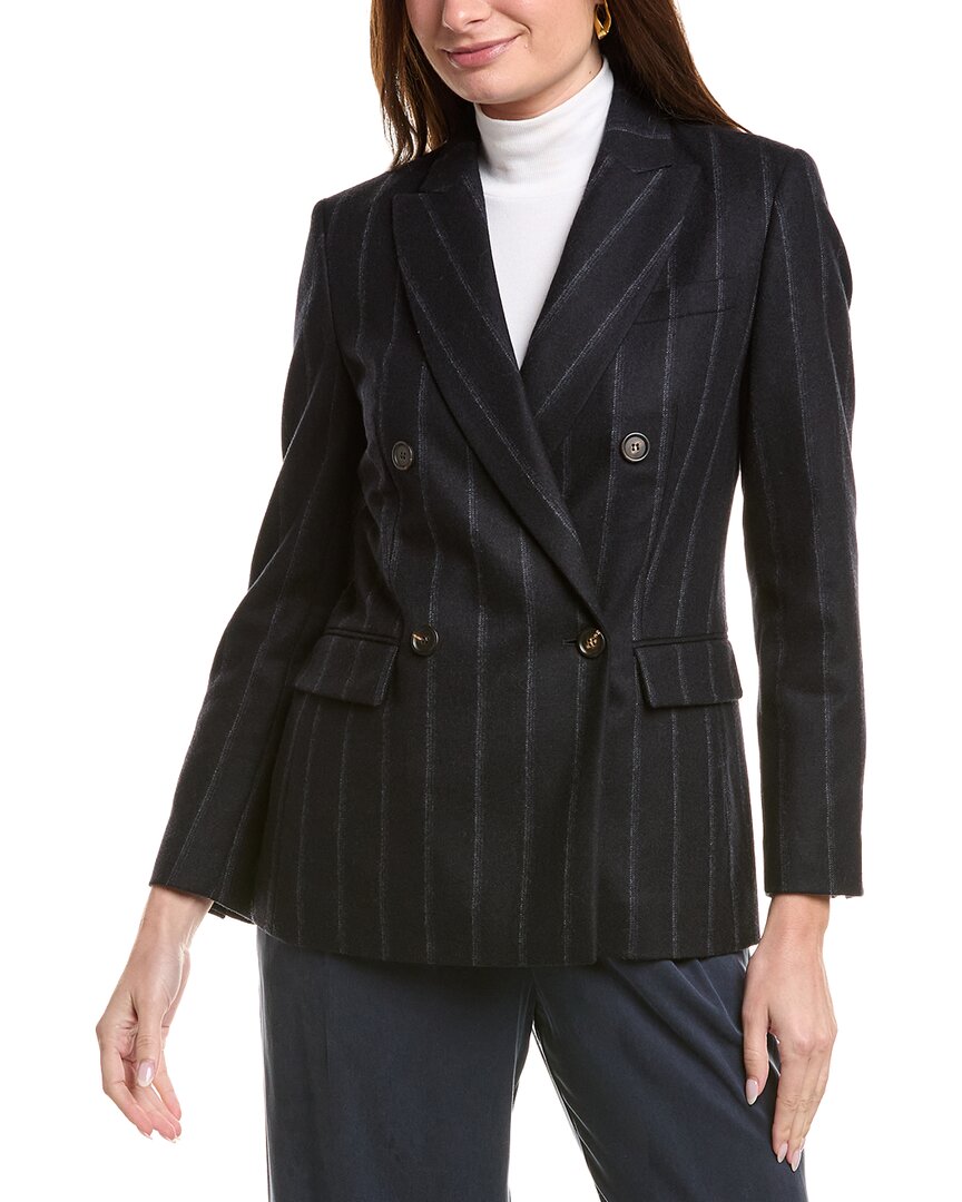 Brunello Cucinelli Wool & Silk-Blend Blazer