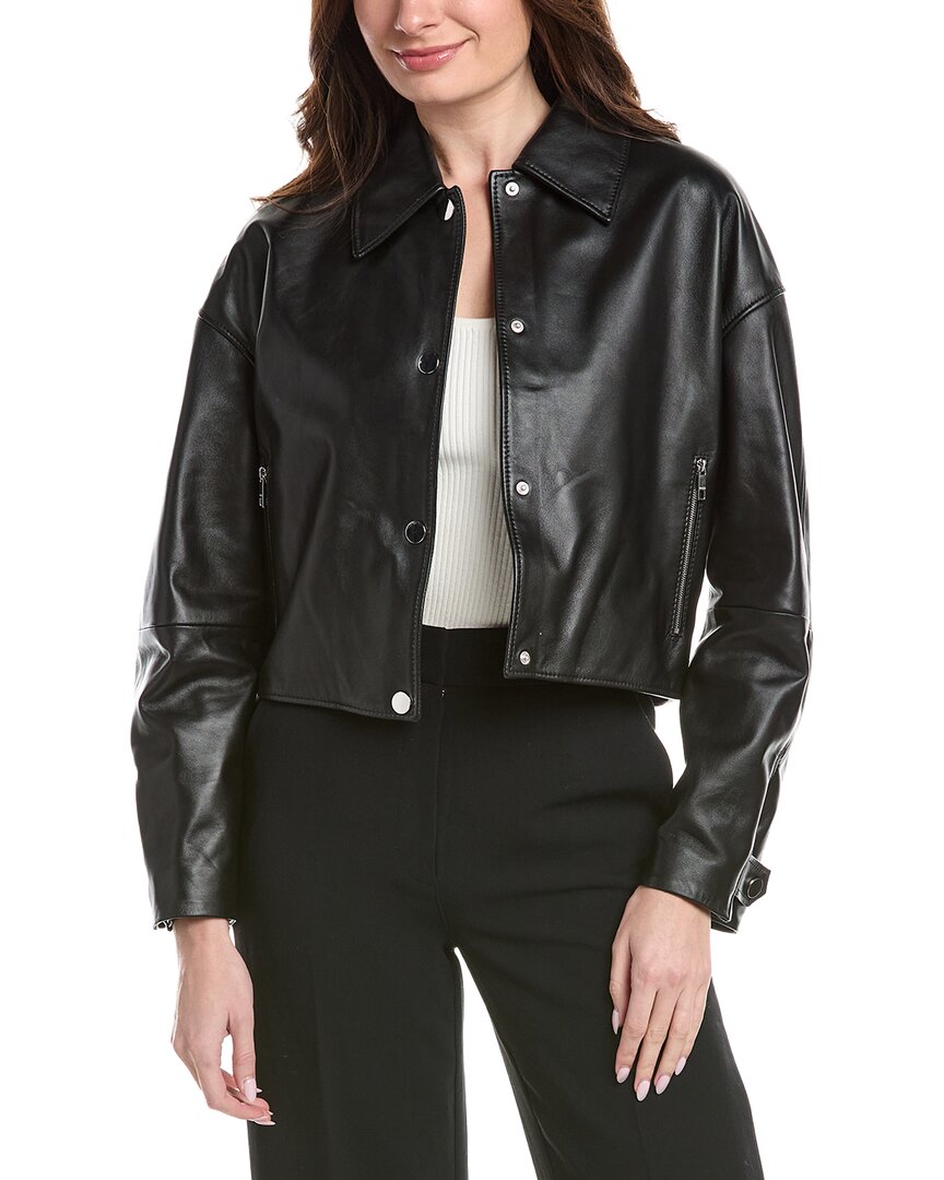 Boss Hugo Boss Sassina Leather Jacket