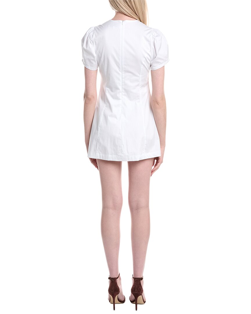 Weworewhat Puff Sleeve Peplum Mini Dress