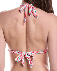 Helen Jon Soft Tie Halter Bra Bikini Top