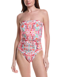 Helen Jon Tassel Belt Bandeau One-Piece